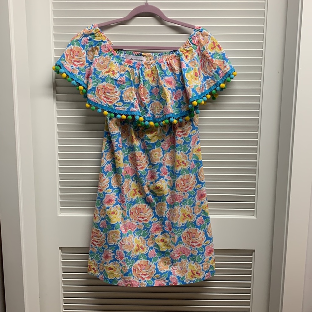 Off the Shoulder - Floral - One-of-a-kind dress